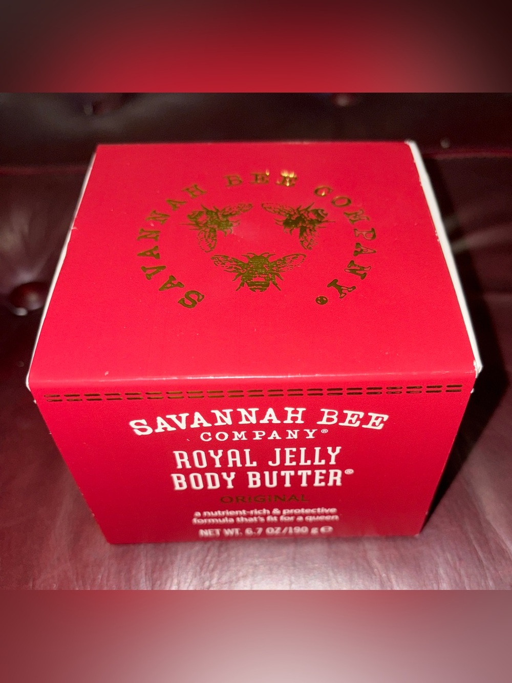 Savannah Bee Royal Jelly Body Butter - Red